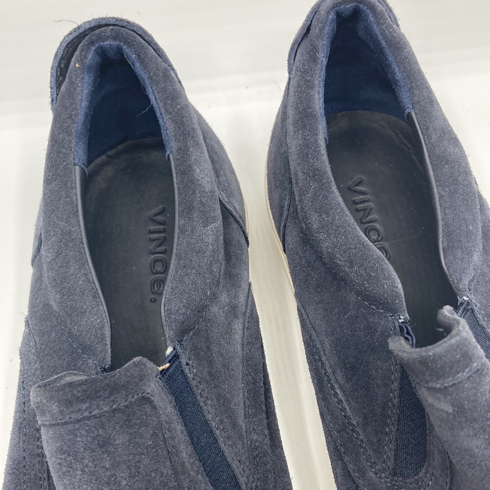 Vince Navy Blue Suede Slip On Sneaker Shoes Men's EU Size 43 = US Size 9… - Picture 5 of 11